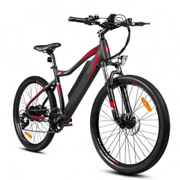 KT Mall Bike KT Mall 26inch Mountain Electric Bike 350w Urban Electric Bicycle for Adults Folding Electric Bike Assist Joint Rim with Removable 48v Lithium-ion Battery 7-speed Gear Shifts, Red