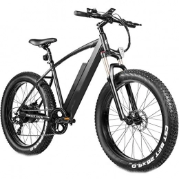 KT Mall Electric Mountain Bike KT Mall 4.0 Fat Tire Electric Bicycle 26inch 48V 500W Mountain Snow Electric Bikes for Adults Suspension Shock Absorber Fork Rebound Lock Out 7-Speed Gear Shifts Recharge System