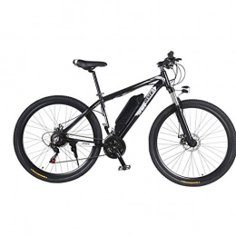 KUSAZ Bike KUSAZ Electric mountain bike, 250W 26-inch electric bike with detachable 36V / 8AH lithium-ion battery, lockable front fork, suitable for adults-black