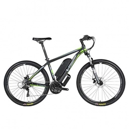 KUSAZ Bike KUSAZ Electric mountain bike, 250W electric bike, equipped with detachable 36V / 10AH lithium ion battery, lockable front fork, for outdoor cycling travel exercise-dark green_29 inch*17 inch