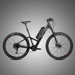KUSAZ Electric Mountain Bike KUSAZ Electric mountain bike, 250W electric bike, equipped with detachable 36V / 13AH lithium ion battery, lockable front fork, for outdoor cycling travel exercise-Black gray 36V13A_26 inch