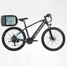 LAMTON Bike LAMTON Adult 27.5 Inch Electric Mountain Bike, 48V Lithium Battery, Aviation High-Strength Aluminum Alloy Offroad Electric Bicycle, 21 Speed (Color : Black blue, Size : 21 Speed)