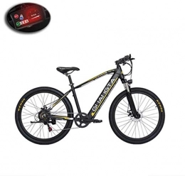 LAMTON Bike LAMTON Adult Electric Mountain Bike, 48V Lithium Battery, Aviation High-Strength Aluminum Alloy Offroad Electric Bicycle, 7 Speed 26 Inch Wheels (Color : A, Size : 60KM)
