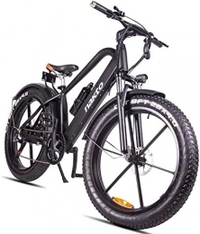 LAZNG Bike LAZNG Electric mountain bike, 26-inch hybrid bicycle / 18650 lithium battery 48V 6-speed hydraulic shock absorber & front and rear disc brakes, durability up to 70km