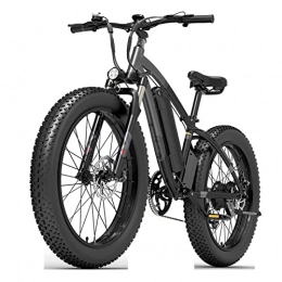 LDGS Bike LDGS ebike Electric Bike for Adults 25 Mph 1000W 48V Power Assist Electric Bicycle 26 X 4 Inch Fat Tire E-Bike 13ah Battery Electric Bike (Color : Black)
