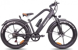 LEFJDNGB Electric Mountain Bike LEFJDNGB Electric Mountain Bike 26-inch Hybrid Bicycle 18650 Lithium Battery 48V 6-speed Hydraulic Shock Absorber Front And Rear Disc Brakes Durability Up 70km