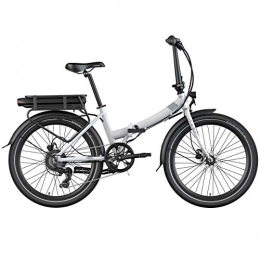 Legend eBikes Unisex's Siena Folding Electric Bike for Adult, Artic White, 36V 14Ah 504Wh Battery