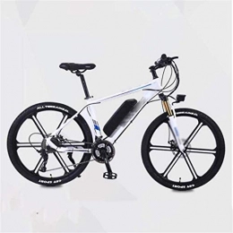 Leifeng Tower Electric Mountain Bike Leifeng Tower High-speed 26 inch Electric Bikes, Boost Mountain Bicycle Aluminum alloy Frame Adult Bike Outdoor Cycling (Color : White)