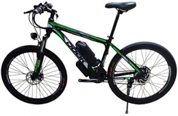 Leifeng Tower Electric Mountain Bike Leifeng Tower High-speed 26 Inch Mountain Electric Bicycle 36V250W8AH Aluminum Alloy Variable Speed Dual Disc Brake 5-Speed Off-Road Battery Assisted Bicycle Load 150Kg (Color : Green)