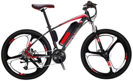 Leifeng Tower Electric Mountain Bike Leifeng Tower High-speed 26 inch Mountain Electric Bikes, bold suspension fork Aluminum alloy boost Bicycle Adult Cycling (Color : Red)
