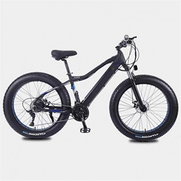 Leifeng Tower Bike Leifeng Tower High-speed 350W Mountain Electric Bikes 26In Fat Tire E-Bike with 27-Speed Transmission System and Charging Time 3 Hours Lithium Battery(10AH36V), Range of 35 Kilometers (Color : Black)
