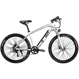 LJ Electric Mountain Bike LJ Adult Electric Off Road MTB, Aluminum Alloy Frame 26 / 27.5 Inches Electric Bike 48V / 9.6Ah Lithium Battery / 350W Electric Car Maximum Speed 25 Km / H, Black, 26 Inches, 26 inches
