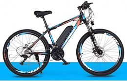 LLYU Electric Mountain Bike LLYU Electric Mountain Bike, 36v / 10ah High-Efficiency Lithium Battery，Commute Ebike With 250W Motor，Suitable For Men Women City Commuting，Disc Brake Electric bicycle (Color : Blue)