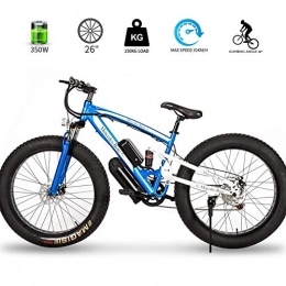LOO LA Electric Mountain Bike LOO LA 26 * 4.0 Inch Electric Bicycle 7-speed gear Mountain Bike 350w 36v 15ah Removable Lithium Battery High carbon steel frame & shock-absorbing fork