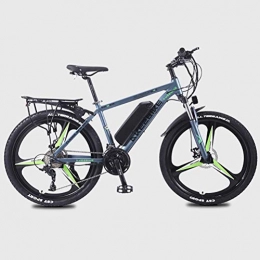 LOO LA Electric Mountain Bike LOO LA Electric Bikes for Adult, Mens Mountain Bike, 26" 36V 350W Removable Lithium-Ion Battery Bicycle Ebike Max Speed 30~35km, Gray