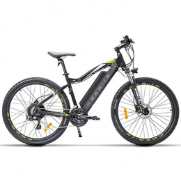LUO Electric Mountain Bike LUO Electric Bike 27.5 inch E Bike, 400W 48V 13Ah Mountain Bike, 5 Level Pedal Assist, Suspension Fork, Oil Disc Brake, Powerful Electric Bicycle
