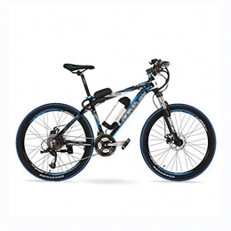 LUO Electric Mountain Bike LUO Electric Bike, 500W 48V 10Ah Electric Assisted Bicycle, 26" Big Power Mountain Bike, 27 Speeds, 30~40Km / H, Suspension Fork, Disc Brake, Black Blue