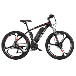 LuoMei Adult aluminum alloy electric bicycle 27 speed electric bicycle 26 inch mountain bike dual disc brake 36v bicycle