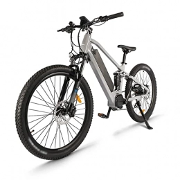 LWL Bike LWL Electric Bikes for Adults Electric Bike Adults 750W Motor 48V 25Ah Lithium-Ion Battery Removable 27.5'' Fat Tire Ebike Snow Beach Mountain E-Bike (Color : Gray)