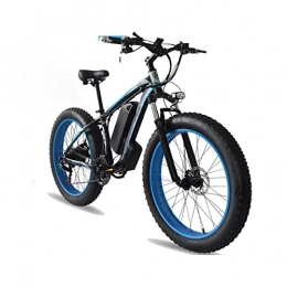 LWL Electric Mountain Bike LWL Electric Bikes for Adults Electric Bikes for Adults Men 1000W 26 Inch Fat Tire Electric Bike 48V 18Ah Removable Lithium Battery Electric Bicycle Beach Ebike (Color : B, Size : One 18AH battery)