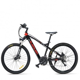 LYRWISHLY Bike LYRWISHLY 27.5" Electric Trekking / Touring Bike, Electric Bicycle With 48V / 17Ah Waterproof And Dustproof Lithium-ion Battery, Electric Trekking Bike For Touring (Color : Red)