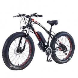 LYRWISHLY Electric Mountain Bike LYRWISHLY Adult Electric Bikes Comfort Bicycles Hybrid Recumbent / Road Bikes 26 Inch, 11.6Ah Lithium Battery, Aluminium Alloy, Disc Brake, For Adults, Men Women (Color : Black, Size : 36V8AH)
