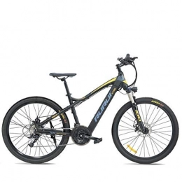 LYRWISHLY Bike LYRWISHLY Adult ForElectric Bikes, Aluminum Alloy Ebikes Bicycles all Terrain, 27.5" 48V 17Ah Removable Lithium-Ion Battery Mountain Ebike For Mens (Color : Blue)