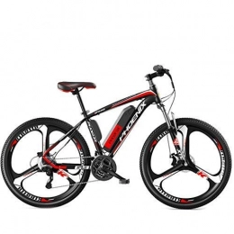LZMXMYS Bike LZMXMYS electric bike, 38V 250W Electric Bike Electric Mountain Bike 26inch Tire E-Bike Shimano 27 Speeds Mens Sports Mountain Bike Lithium Battery Hydraulic Disc Brakes (Color : Red)