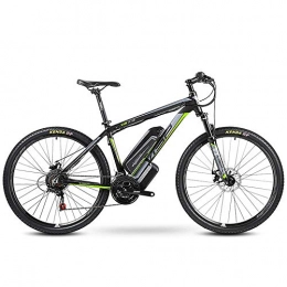 LZMXMYS Bike LZMXMYS electric bike, Mountain electric bicycle, 27-inch hybrid bicycle / (36V rear drive motor) 24 speed 5 speed power system mechanical disc brake cruiser up to 35KM / H (Color : Green)