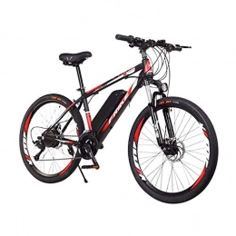 Men's Mountain BikeWith Light 26 Inch Adult Electric Mountain Bike, 36v / 8ah Electric Lithium Battery Mountain Bike Bicycle Adult Variable Speed Off-road Power Bicycle High Carbon Steel Disc Brake