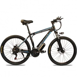 MIAOYO Electric Mountain Bike MIAOYO Adult 26 Inch 48V Mountain Electric Bikes, 350W Cruise Control Urban Commuting Electric Bicycle, Removable Lithium Battery Three Working Modes, Blue