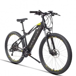 MIAOYO Electric Mountain Bike MIAOYO Adult 27.5 Inch Electric Mountain Bike, Aerospace Grade Aluminum Alloy Electric Bicycle, 400W Electric Off-Road Bikes, 48V Invisible Lithium Battery