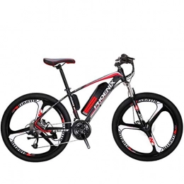 MIAOYO Electric Mountain Bike MIAOYO Electric Mountain Bike for Adult, 27 Speed 26 Inch Wheels, 36V Lithium Battery, High-Strength Steel Frame Offroad Electric Bicycle, c1