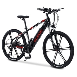 Million Star Electric Mountain Bike Million Star SUDOO 26 inch Electric Bike for Adults, Aluminum Electric Mountain Bicycle, 36V 10Ah Removable Battery, 250W Motor 27 Speed City Bike, LCD Display for Commuting Workout, Black