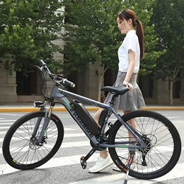 MRMRMNR Bike MRMRMNR Electric Bikes For Adults, 36V350W Lithium Mens Bikes, 3 Modes Switch Electric Bicycle, 26 Inch Tires, 27-speed Transmission, Double Disc Brake, Adaptive Headlights, HD Display