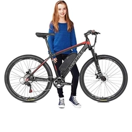 MRMRMNR Electric Mountain Bike MRMRMNR Electric Bikes For Adults Continuously Variable Speed 36V 250W Electric Bicycle, 3 Riding Modes, Bearing 130KG, Variable Speed Off-road Moped With Mobile Phone Charging Function