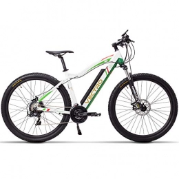 MSEBIKE Electric Mountain Bike MSEBIKE VECTRO 29 Inch Electric Bicycle, Mountain Bike, Hidden Lithium Battery, 5 Level Pedal Assist, Lockable Suspension Fork (White Standard, 350W 36V 13Ah)