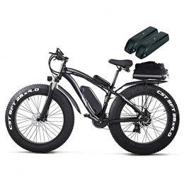 Vikzche Q Electric Mountain Bike MX02S 48V 1000W 26" FAT TIRE ELECTRIC MOUNTAIN BIKE 17AH TWO Lithium Batteries