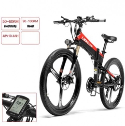 MYYDD Electric Mountain Bike MYYDD Electric Bike 36V / 48V Mens Mountain Ebike 26 inch Tire Road Bicycle Snow Bike Pedals with Removable Lithium Battery, A, 48V60km