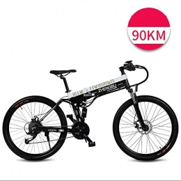 MYYDD Electric Mountain Bike MYYDD Electric Bike 48V 240W Men Folding Ebike 27 Speeds Mountain&Road Bicycle with 26inch Tire, Disc Brakes and 48V 10Ah Lithium Battery, B