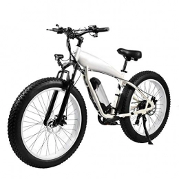 N / A Electric Mountain Bike N / A Mall Electric Bike for Adult 26'' Mountain Electric Bicycle Ebike 36v Removable Lithium Battery 250w Powerful Motor Fat Tire Removable Battery and Professional 7 Speed