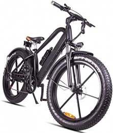 PARTAS Bike PARTAS Sightseeing / Commuting Tool - 26-Inch Electric Mountain Bike, 18650 Lithium Battery 48V 6-Speed Hydraulic Shock Absorber And Front And Rear Disc Brakes, Durability Up To 70Km, 4Inch Fat Tire Bi