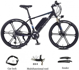 PARTAS Bike PARTAS Sightseeing / Commuting Tool - 350W Adult Electric Mountain Bike, 26Inch 36V E-Bike With 13Ah Lithium Battery, Double Disc Brake City Bicycle Endurance Mileage 45Km (Color : Black, Size : 10AH)