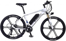 PIAOLING Electric Mountain Bike PIAOLING Profession 26 Inch Electric Bike Electric Mountain Bike 350W Ebike Electric Bicycle, 30Km / H Adults Ebike with Removable Battery, Suitable for All Terrain Inventory clearance (Color : White)