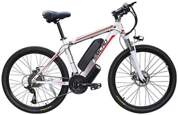 PLYY Electric Mountain Bike PLYY 26'' Electric Mountain Bike Removable Large Capacity Lithium-Ion Battery (48V 350W), Electric Bike 21 Speed Gear Three Working Modes (Color : Red)