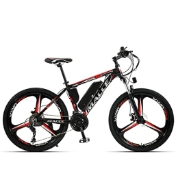 PrimaevalColossus Electric Mountain Bike PrimaevalColossus Electric Mountain Bike E-Bike Motor Power Assist Adult Ebike with Mid Drive Motor & Removable Lithium Battery for Trail Riding / Excursion, Red
