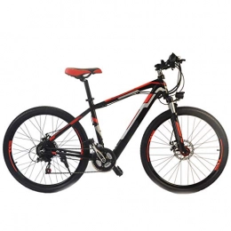 PXQ Electric Mountain Bike PXQ 26 inch Folding E-bike 36V 250W Electric Mountain Bike Citybike with Dual Disc Brakes and Shock Absorber Fork, 21 Speeds Commuter Bicycle, Red
