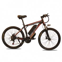 QININQ 26 Inch 350W Electric Mountain Bike 36V/8 Ah Removable Battery E-Bikes for Men and Women, Electric Bikes for Adults with 21 Speed and Suspension Fork, LCD Display with USB