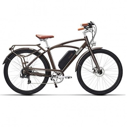 Qinmo Electric Mountain Bike Qinmo Electric bicycle 48V 13Ah 400W high speed electric bicycle 5 level pedal retro style electric bicycle, electric power assist adult travel (Size : 28 inches)