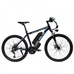 Qinmo Electric Mountain Bike Qinmo Electric bicycle, Electric City Bike 26'' E-Bike Removable 48V / 10Ah Lithium-Ion Battery 21-Level Shift Assisted Mountain Bike Dual Disc Brakes Three Working Modes Bicycle for Commuting
